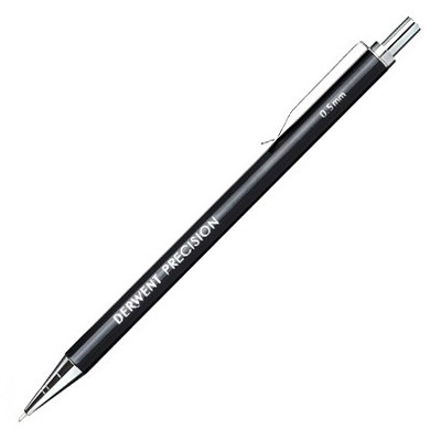 Ołówek automatyczny Precision Derwent 0.5 mm + akcesoria