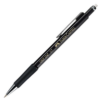 Ołówek automatyczny Faber-Castell GRIP 1347, czarny 0.7mm