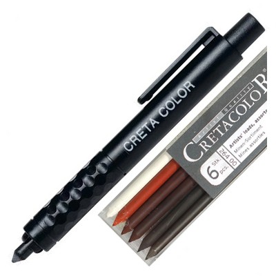 Ołówek automatyczny typu Kubuś + wkłady - 6 x 5.6mm, Cretacolor