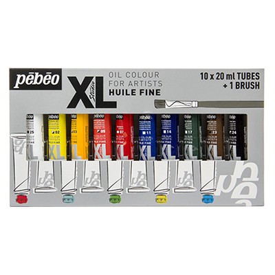 Farby olejne Studio XL, Pebeo, 10 x 20ml