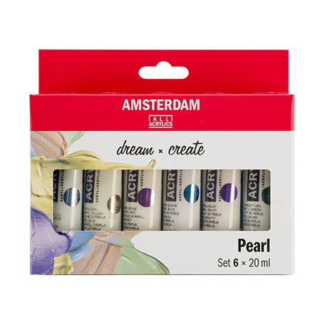 Farby akrylowe Talens Amsterdam pearl