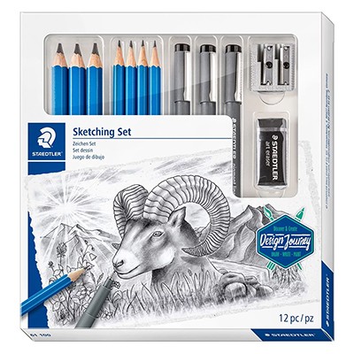 Zestaw szkicowy Sketching Set Staedtler, 12 elem.