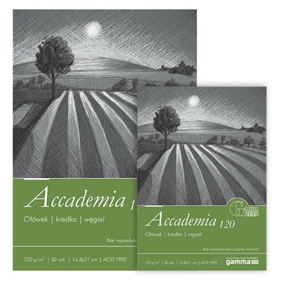 Blok Fabriano Accademia 120g, A5 50ark