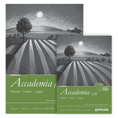 Blok Fabriano Accademia 120g, A5 100ark