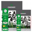 Blok techniczny czarny A4 Canson, 10 kartek 160g