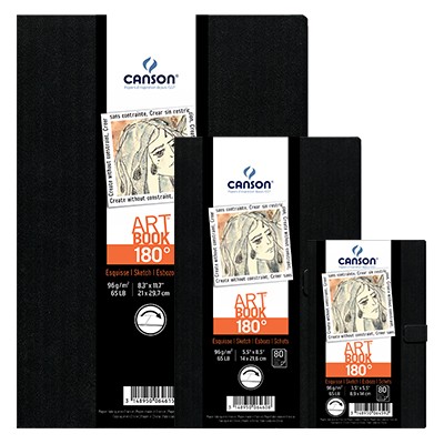 Szkicownik Artbook 180, Canson, 80 kartek 14 x 21,6cm, 96g