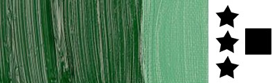 627 S2 Cinnabar Green Deep, farba olejna Rembrandt 40 ml