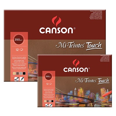 Blok Mi-Teintes Touch, Canson, 24x32cm, 12 ark. 355g