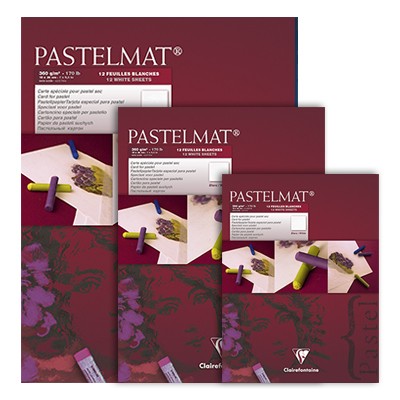 Pastelmat white, blok do pasteli Clairefontaine, 24/30 cm