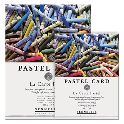 Blok kolorowy Pastel Card, Sennelier, 12 ark. 30 x 40cm, 360g