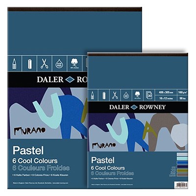 Murano Daler Rowney cool colours, blok 30,5x40,6cm, 30 ark, 160g