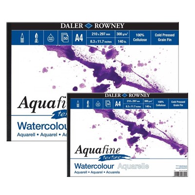 Aquafine texture, blok akwarelowy Daler Rowney 20 x 40cm, 300 g