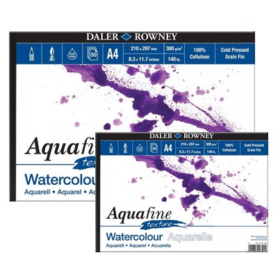 Aquafine texture, blok akwarelowy Daler Rowney 25 x 25cm, 300 g