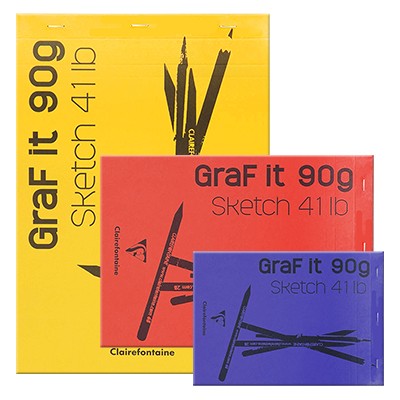 Szkicownik GRAF IT Clairefontaine A6 (10,5 x 14,8cm) 80ark. 90g