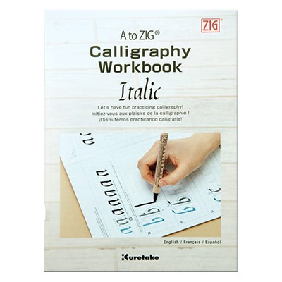 calligraphy workbook italic kuretake