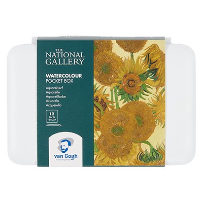 Talens Van Gogh National Gallery, zestaw akwareli Pocket Box, 12 kol.