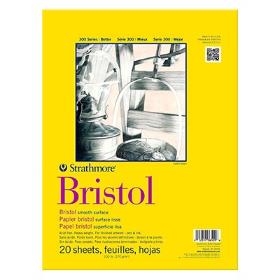 Blok Bristol smooth, Strathmore, 27,9 x 35,6 cm