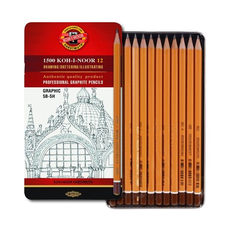 Ołówki do rysunku graficznego