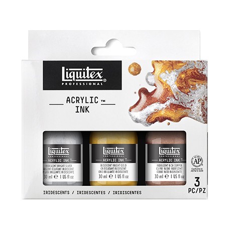 acrylic metallic ink liquitex