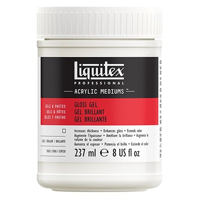 Gloss gel, żel medium błyszczące, Liquitex 237ml