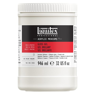 Gloss gel, żel medium błyszczące, Liquitex 946ml