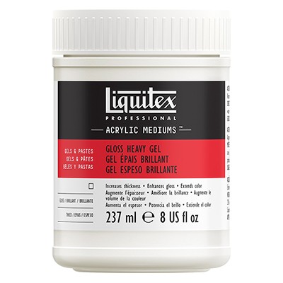 Gloss heavy gel, heavy żel medium błyszczące, Liquitex 237ml