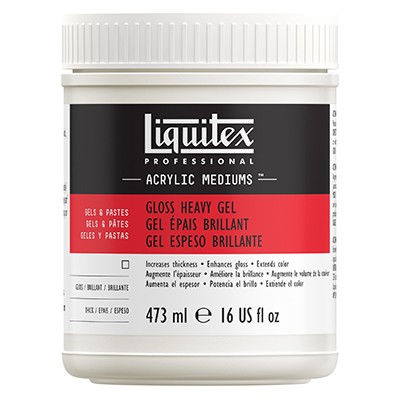 Gloss heavy gel, heavy żel medium błyszczące, Liquitex 473ml