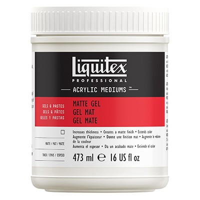 Matte gel, żel medium matowe, Liquitex 473ml