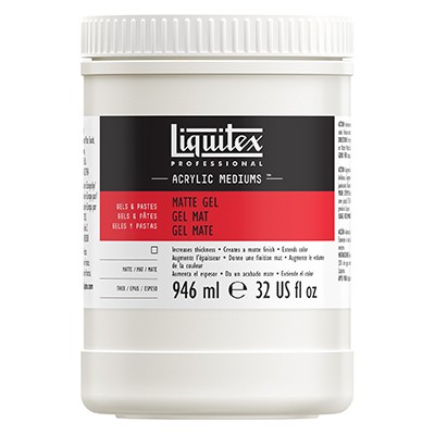 Matte gel, żel medium matowe, Liquitex 946ml