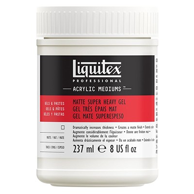 Matte super heavy gel, superciężkie medium matowe, Liquitex, 237