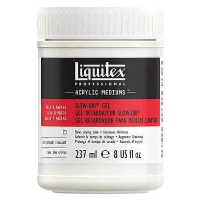 Slow-Dri blending gel, żel wydłużający schnięcie, Liquitex 237ml