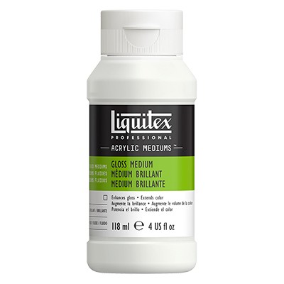 Medium błyszczące i werniks do farb akrylowych, Liquitex 118ml