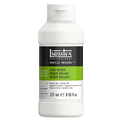 Medium błyszczące i werniks do farb akrylowych, Liquitex 237ml