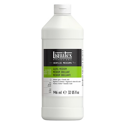 Medium błyszczące i werniks do farb akrylowych, Liquitex 946ml