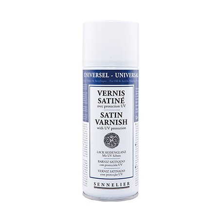 satin varnish sennelier spray