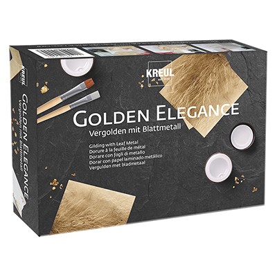 Zestaw do złoceń Golden Elegance Kreul, 10 elem.