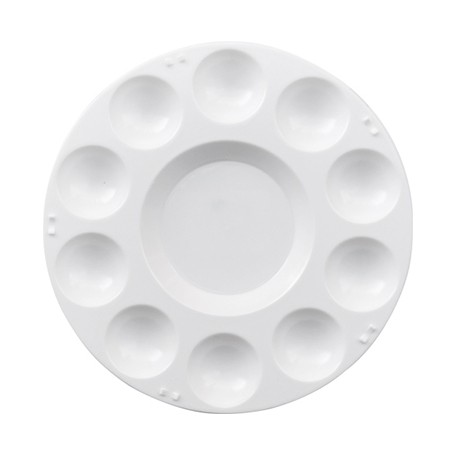 Paleta malarska plastikowa okrągła średnica 17cm