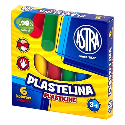 Plastelina Astra zestaw 6 kolorów