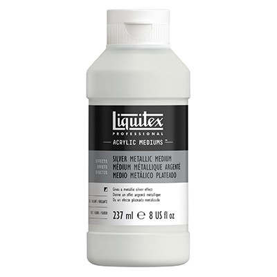 Silver Metallic Medium, Liquitex 237 ml