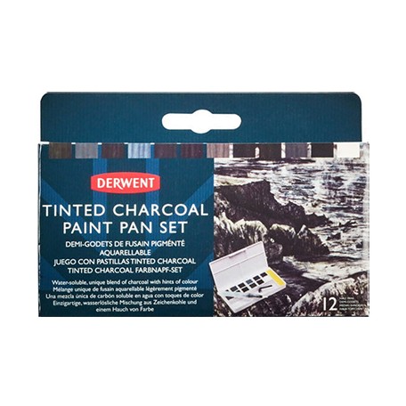 Tinted Charcoal Paint Pan Set