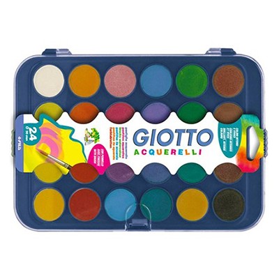 Farby akwarelowe Giotto 30mm Euro, zestaw 24 kolorów