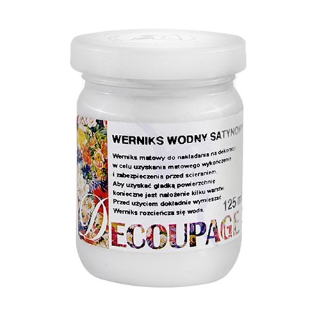 decoupage werniks satynowy renesans