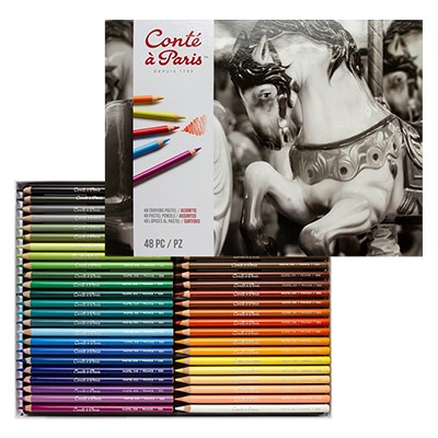 Pastele w kredkach Conte 48 kolorow