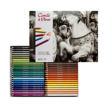 Pastele w kredkach Conte 48 kolorow