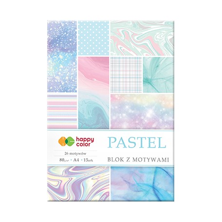 Blok z motywami Pastel Happy Color