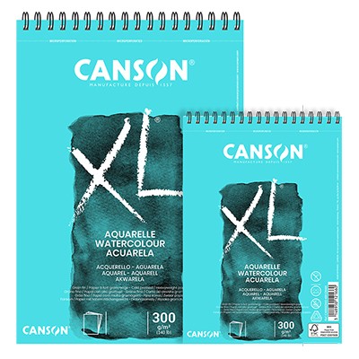 Blok do akwareli na spirali XL Canson, A3, 30 ark. 300 g/m²