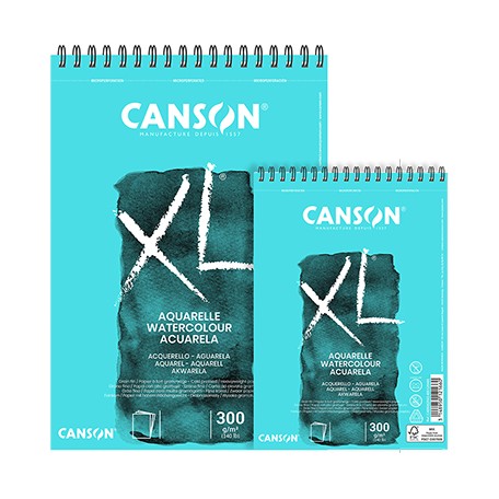 Blok do akwareli Canson XL spirala A4