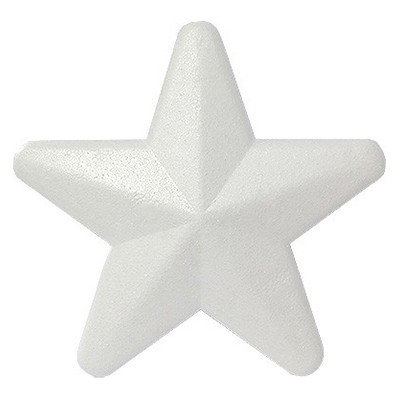 Gwiazda, figura styropianowa do dekoracji, 150mm