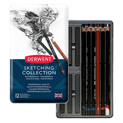 Zestaw szkicowy Sketching Collection, Derwent 12 szt.