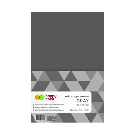 Arkusze piankowe grey Happy Color A4